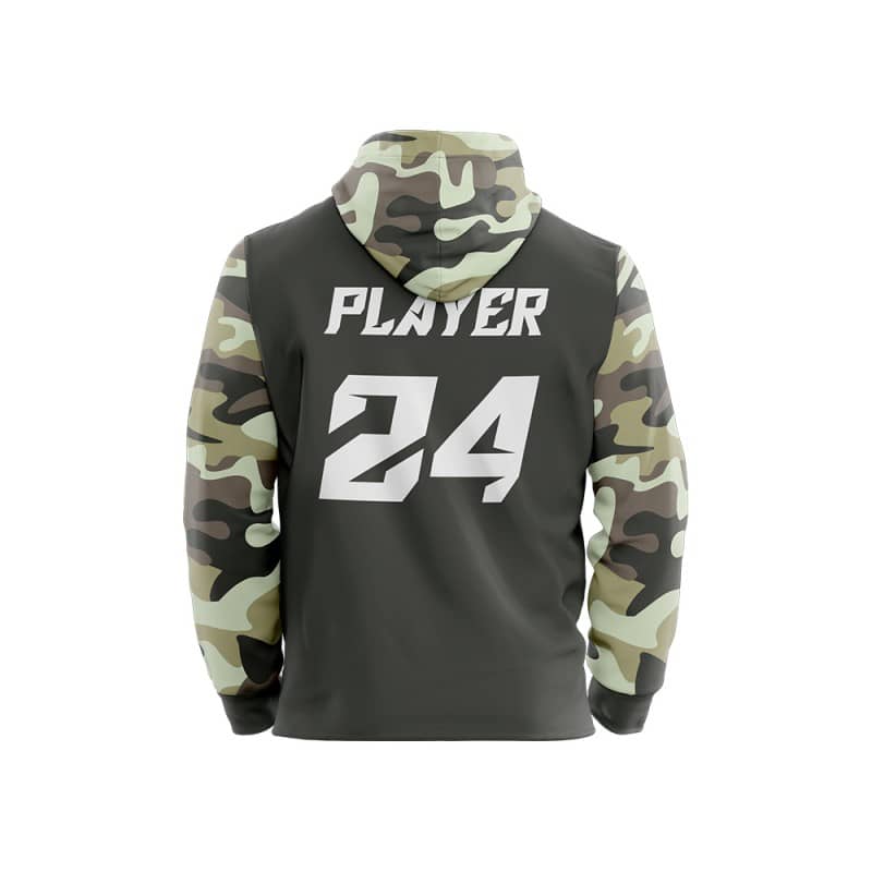 Custom Camo Loose Fit Zipper Cardigan Hoodie Sweatshirt
