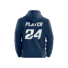 Custom Checkered Blue Loose Fit Zipper Cardigan Hoodie Sweatshirt