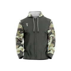 Custom Camo Loose Fit Zipper Cardigan Hoodie Sweatshirt