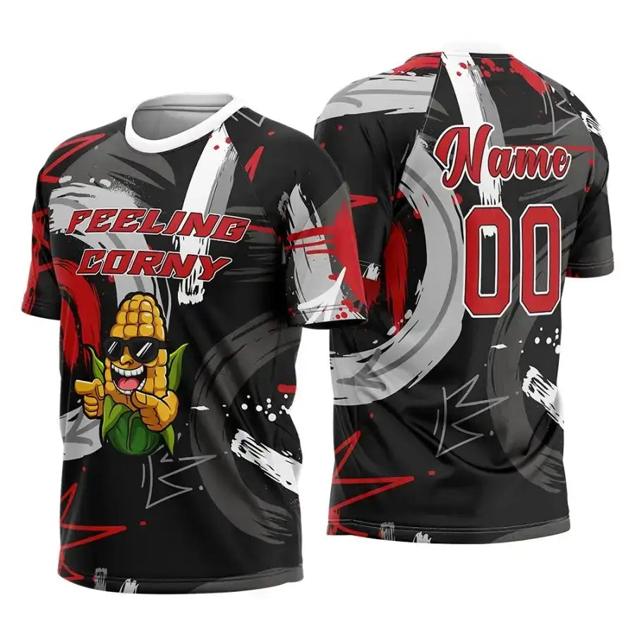 Peeling Corny Fury Custom Cornhole Jersey