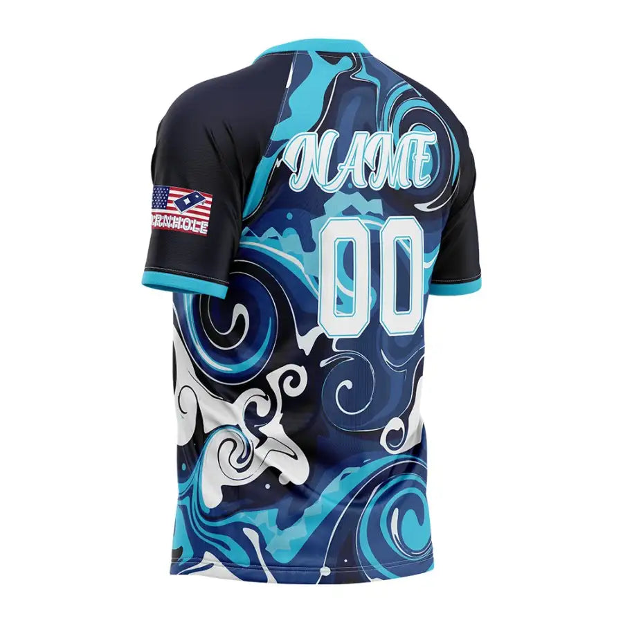 Pioneer Wave Custom Cornhole Jersey