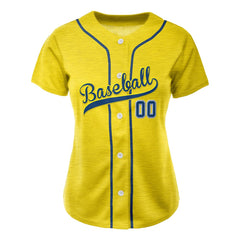 Aureolin Custom Full Button Baseball Jersey for Women