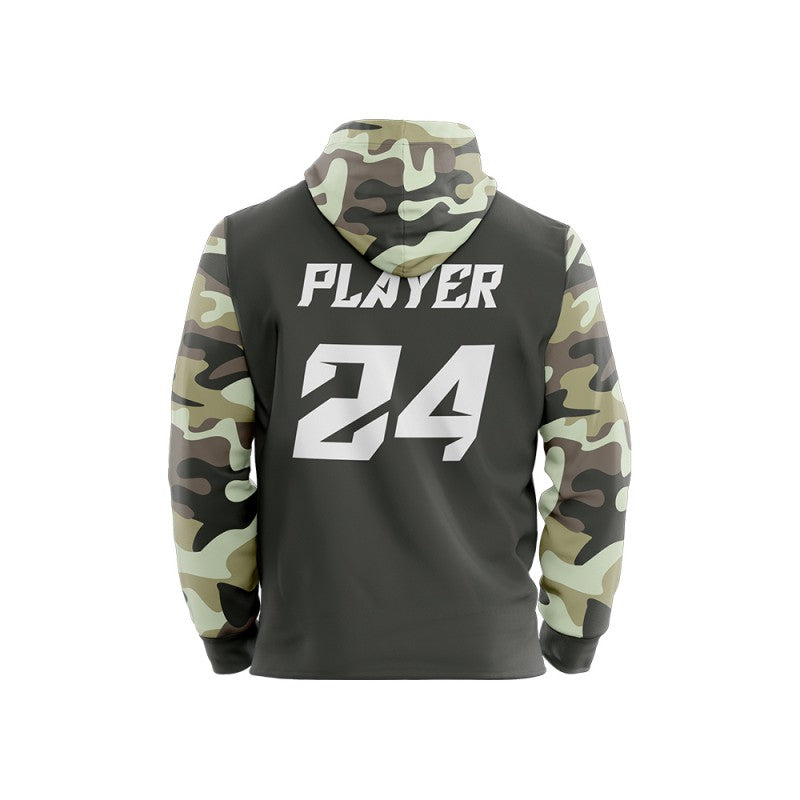 Custom Camo Loose-Fit Pullover Hoodie Sweatshirt