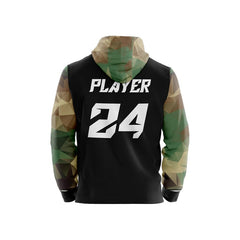 Custom Army Loose-Fit Pullover Hoodie Sweatshirt