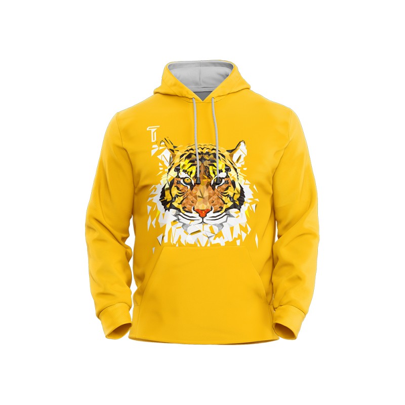 Custom Tiger Loose-Fit Pullover Hoodie Sweatshirt