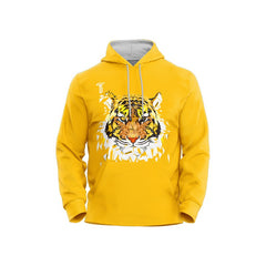 Custom Tiger Loose-Fit Pullover Hoodie Sweatshirt