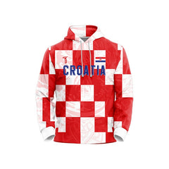 Custom Checkerboard Tiger Loose-Fit Pullover Hoodie Sweatshirt