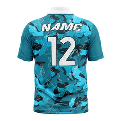 Dynamic Camo polo Shirt 3D back