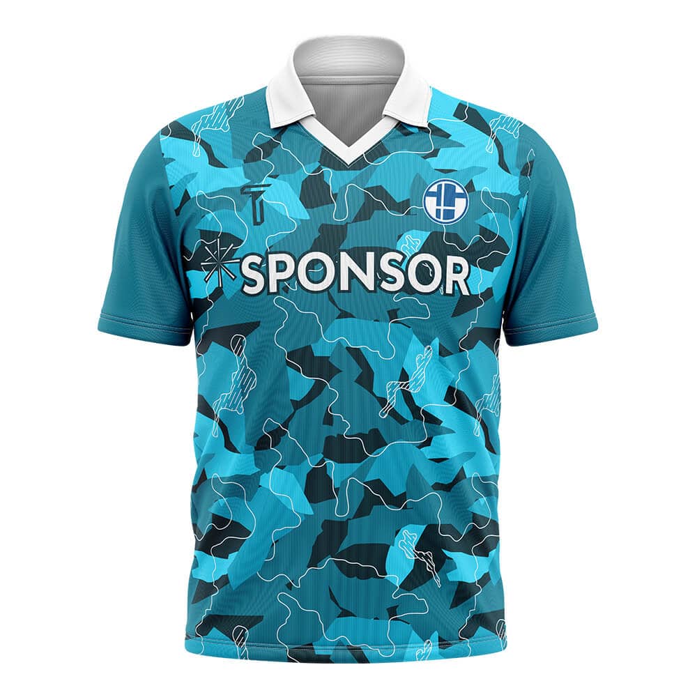 Dynamic Camo Polo Shirt 3D front