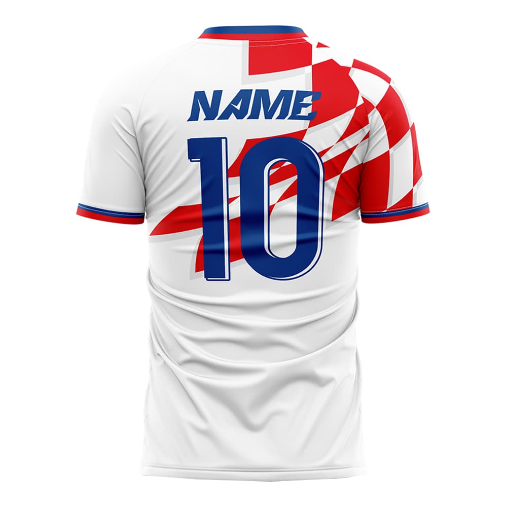 Checkered Custom Team Soccer Jersey
