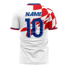 Checkered Custom Team Soccer Jersey