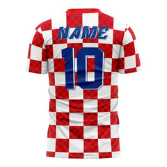 Checkerboard Custom Team Soccer Jersey