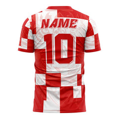 Checkerboard Tiger Custom Team Soccer Jersey