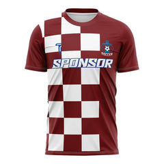 Checkerboard Split Custom Team Soccer Jersey