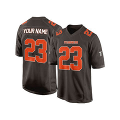 Custom Black-Red Authentic Football Jersey