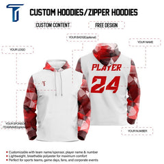 Custom Ruby Loose-Fit Pullover Hoodie Sweatshirt