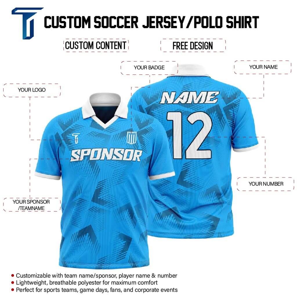Velocity Fade Adult Youth Polo Shirt custom content