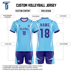 Custom Force Men's Volleyball Jersey Set