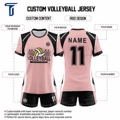 Custom Reign Women's Volleyball Jersey Set