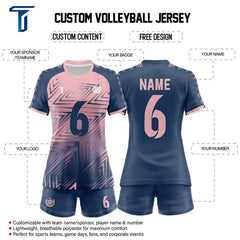 Custom Sting Women's Volleyball Jersey Set