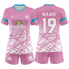 Custom Blur Women's Volleyball Jersey Set