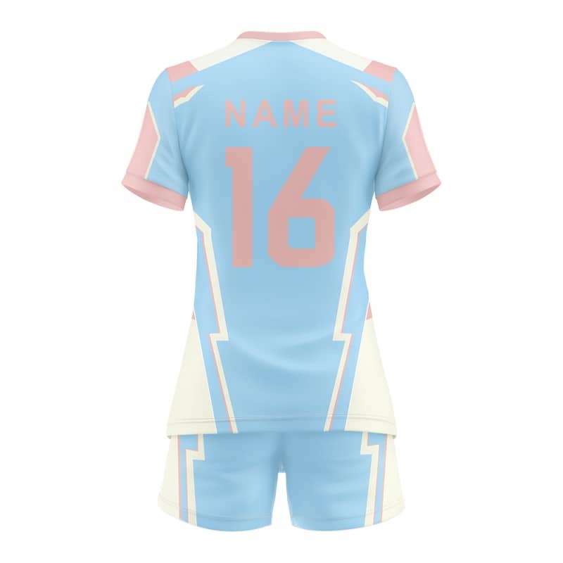 Custom Sapphire Women's Volleyball Jersey Set