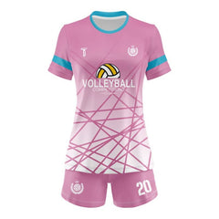 Custom Blur Women's Volleyball Jersey Set
