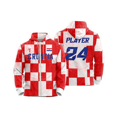 Custom Checkerboard Tiger Loose Fit Zipper Cardigan Hoodie Sweatshirt