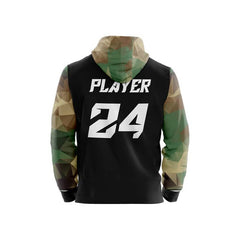Custom Army Loose Fit Zipper Cardigan Hoodie Sweatshirt