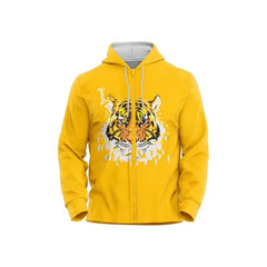 Custom Tiger Loose Fit Zipper Cardigan Hoodie Sweatshirt