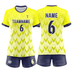 Custom Arrow Gradient Women's Volleyball Jersey Set