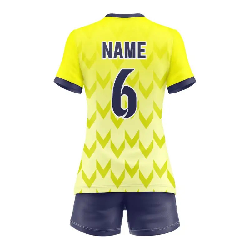 Custom Arrow Gradient Women's Volleyball Jersey Set